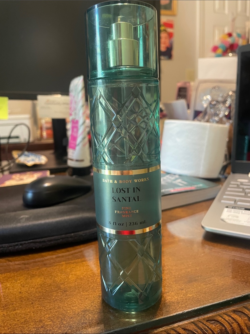 Bath & Body Works Teal & Gold Lost in Santal Fine Fragrance Mist